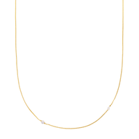 Elemental shortie - Chalcedoon | Verguld en zilver